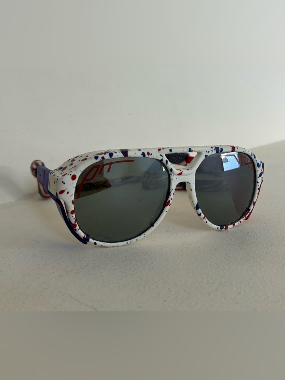 Original Pit Viper The Uhmerican Exciters Sunglasses America USA with Rig Rope